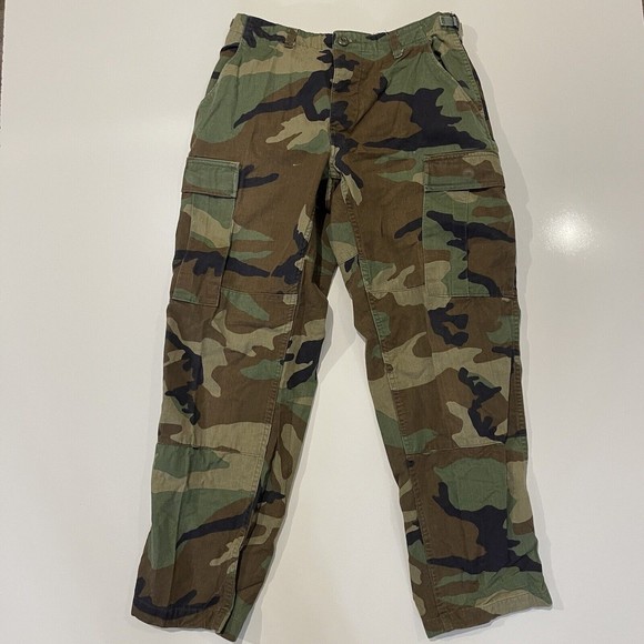 Unbranded Other - US Army Military Woodland BDU Camo Trouser Pant - Size Small Short - EUC